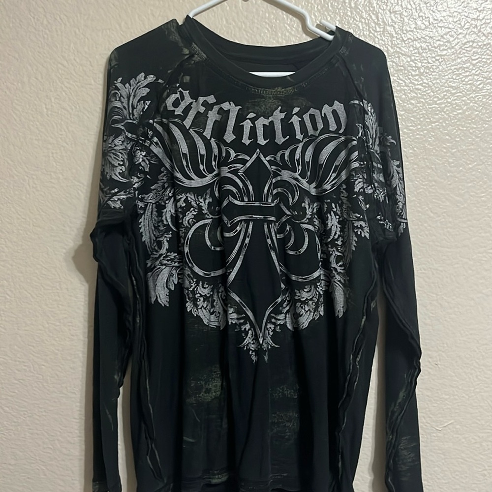Vintage affliction, long sleeve shirt